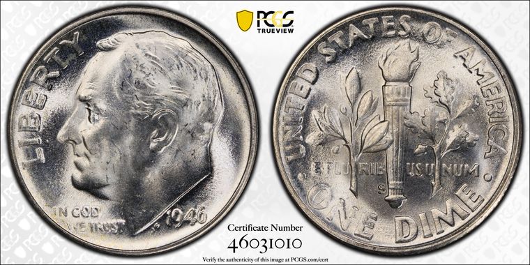 Cert 46031010 - Coin Image