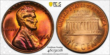 1966 1C MS65RB