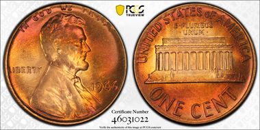 1966 1C MS66RB