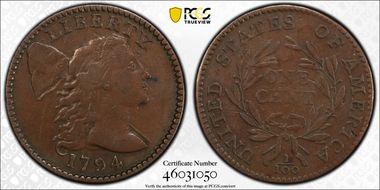 1794 1C Head of 1795 N1BN
