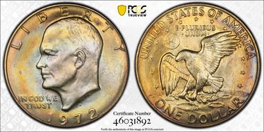 1972-D $1 MS64