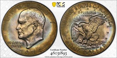 1974 $1 MS64