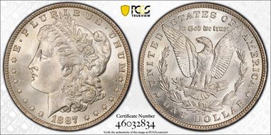 1887-O $1 MS65