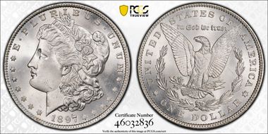 1897 $1 MS67
