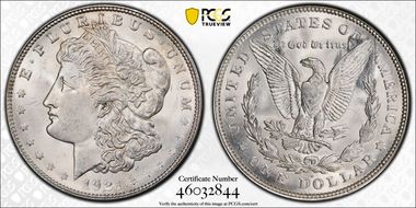 1921-D $1 MS66