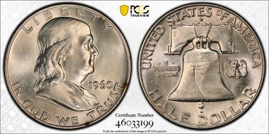1960-D 50C MS64FBL