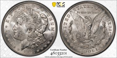 1921-D $1 MS64