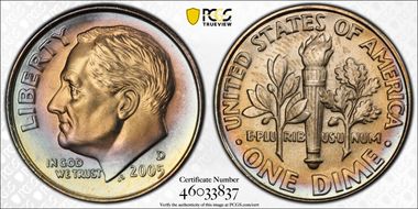 2005-D 10C Satin Finish SP66FB