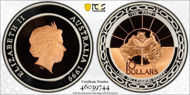 1999 $10 The Past PR70DCAM