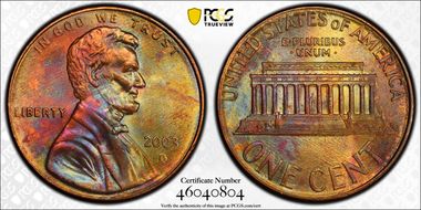 2003-D 1C MS63RB