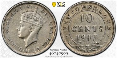 1947-C 10C AU50