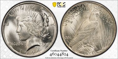 1923 $1 MS65