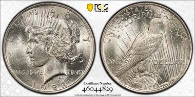 1922 $1 MS61