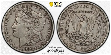 1890 $1 VF35