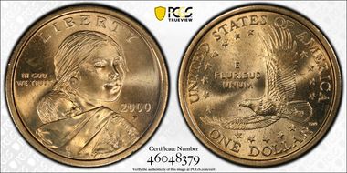 2000-P SAC$1 MS66