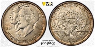 1935 50C Arkansas N1