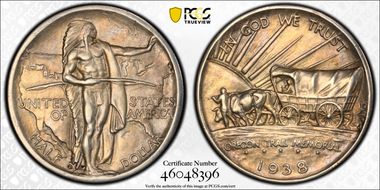 1938-S 50C Oregon N1