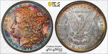 1879-S $1 VAM 52, Rev. of 1878 MS61