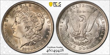 1883-O $1 MS65