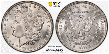 1884-O $1 MS65