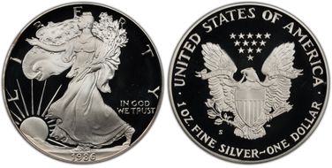 1986-S $1 Silver Eagle PR69DCAM