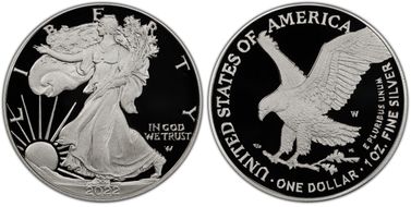 2022-W  $1 Silver Eagle PR70DCAM