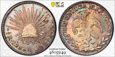 1862-Zs VL 1/2 R Inverted A for V MS62