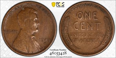 1909-S VDB 1C VF20BN