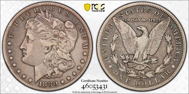 1880-CC $1 8/High 7 VF30