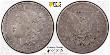 1879-S $1 VAM 77, Rev. of 1878 VF20