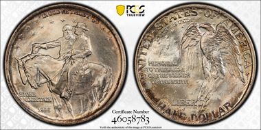 1925 50C Stone Mountain MS67