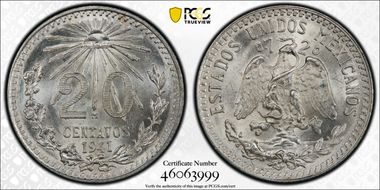 1941-M 20C MS66