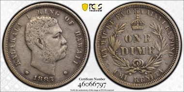 1883 10C Hawaii VF30