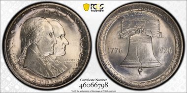 1926 50C Sesquicentennial MS64