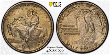 1925 50C Stone Mountain MS64
