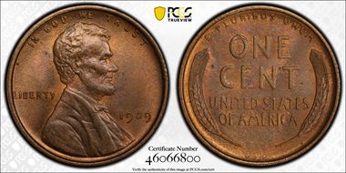 1909 VDB 1C MS65BN