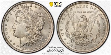 1883-O $1 MS62