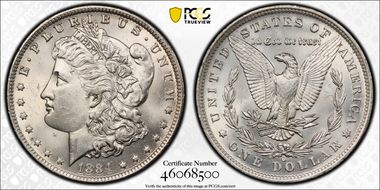 1884-O $1 MS62