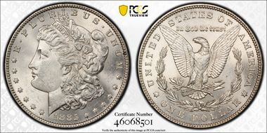 1885 $1 MS63