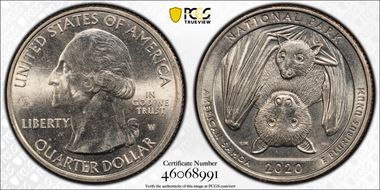 2020-W 25C American Samoa NP V75 MS62