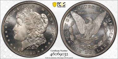 1880-S $1 MS66+ 