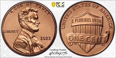 2022 1C Shield  First Strike MS65RD