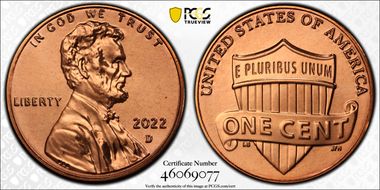 2022-D 1C Shield  First Strike MS66RD