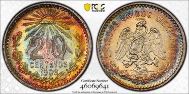 1906-M 20C KM-435 MS64