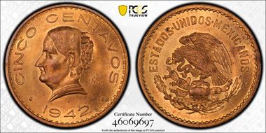 1942-Mo 5C MS65RB