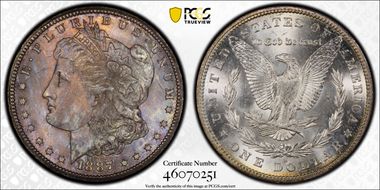 1887-S $1 MS64