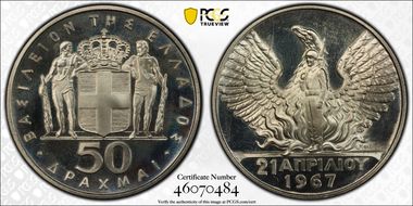 (1970) 50 Dr 1967 Revolution MS67PL