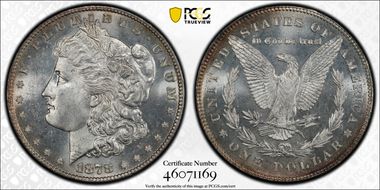 1878 7TF $1 Reverse of 1878 MS64