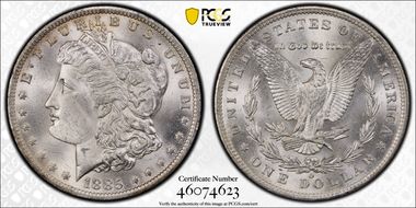 1885-O $1 MS65