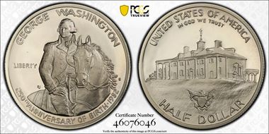 1982-S 50C Washington PR68DCAM